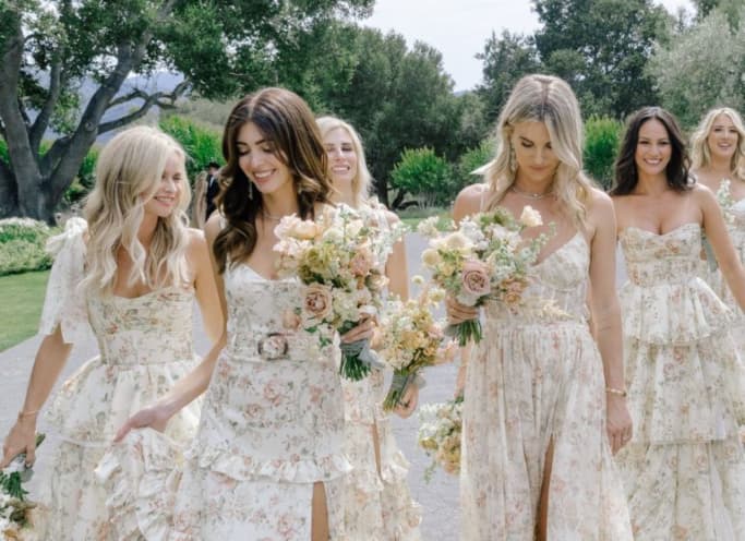 ​​How to Coordinate Your Bridesmaids’ Dresses