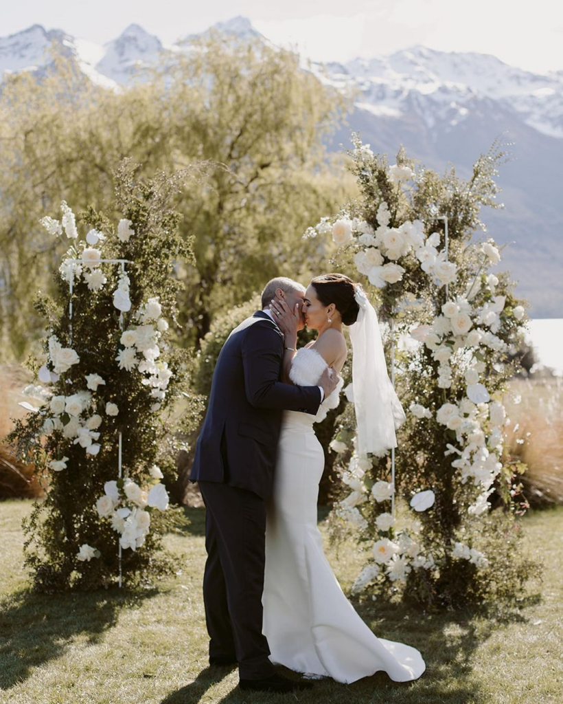 Beautiful couple in the most expensive luxury hotels in New Zealand.