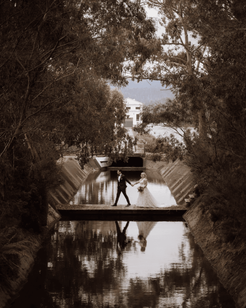 Lovely couple at a beach wedding in New Zealand.