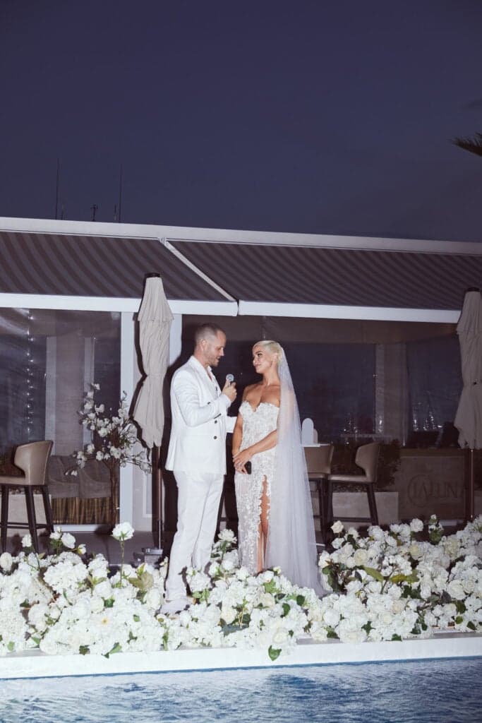 Stunning couple on this destination wedding on the gold coast.