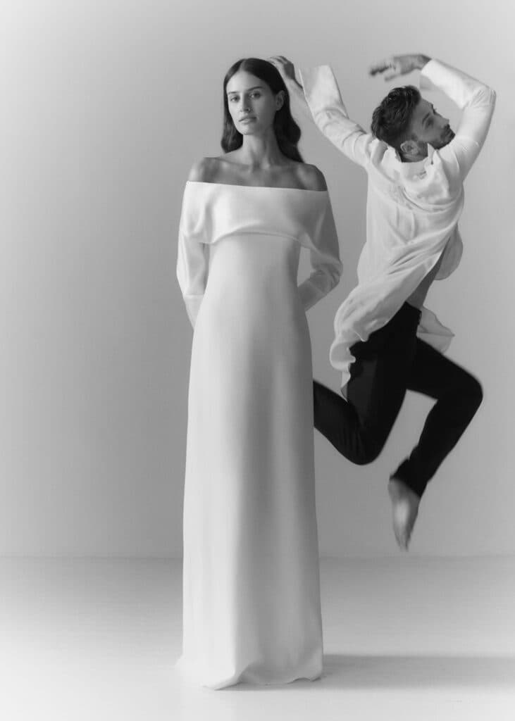 White Wedding Gown by Bianca Spender