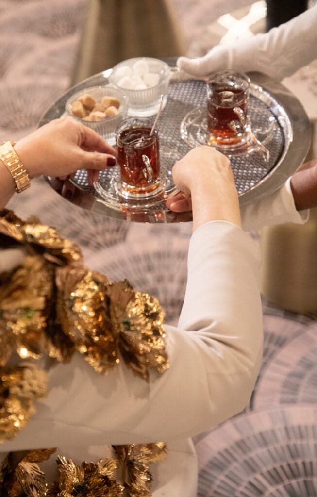 Traditional Arab tea