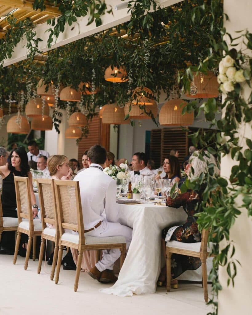 Beautiful party with guests