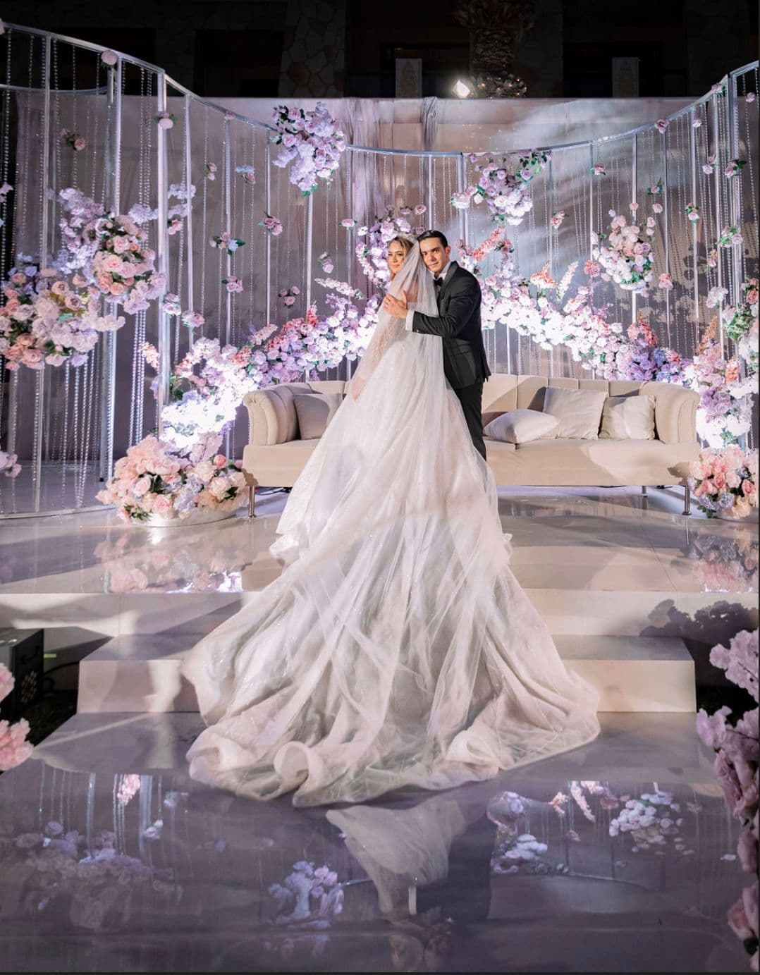 Gabrielle and Mohamad’s worldwide love story