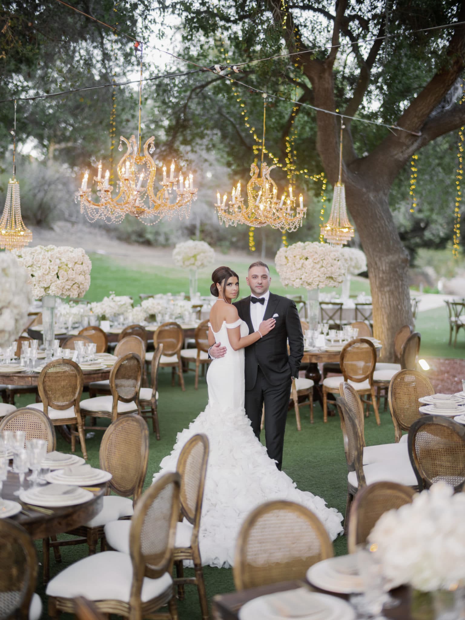 A Whimsical and Elegant Outdoor Wedding