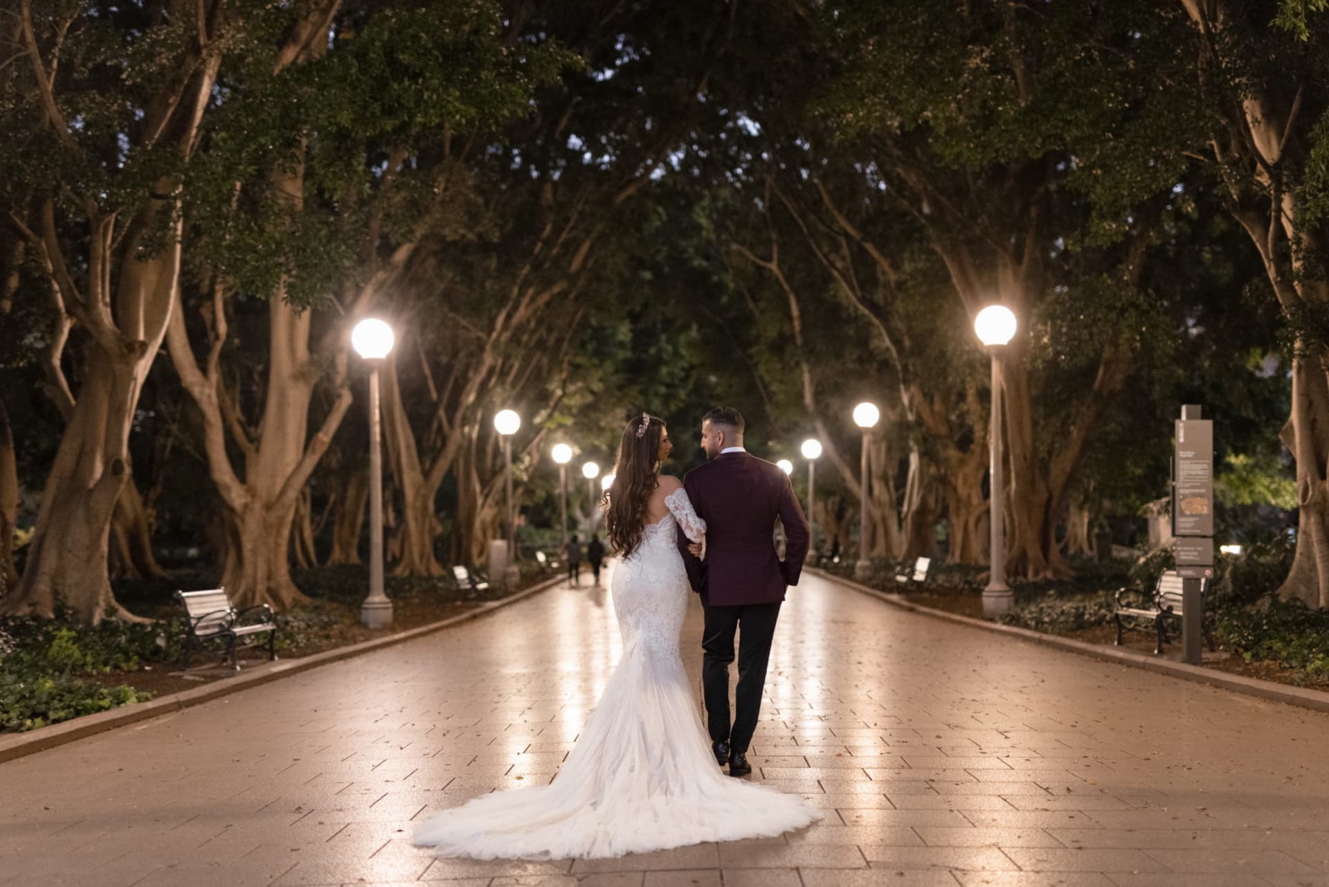 This Couple had their Reception on their One Year Anniversary