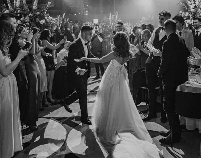 A Fun Modern-Luxe Wedding