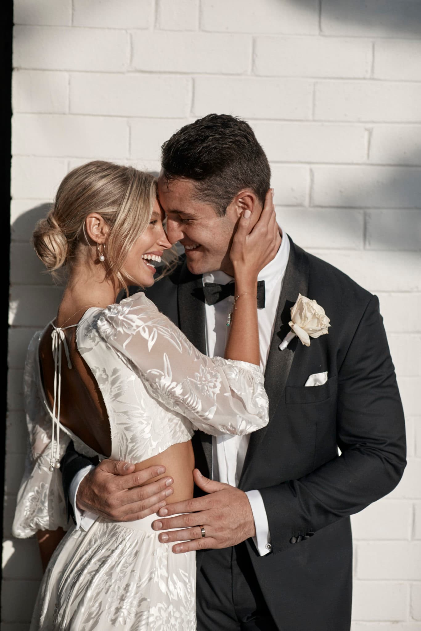 Sydney Model Marries her NRL Player Hubby in the Most Stunning Boho Chic Dress