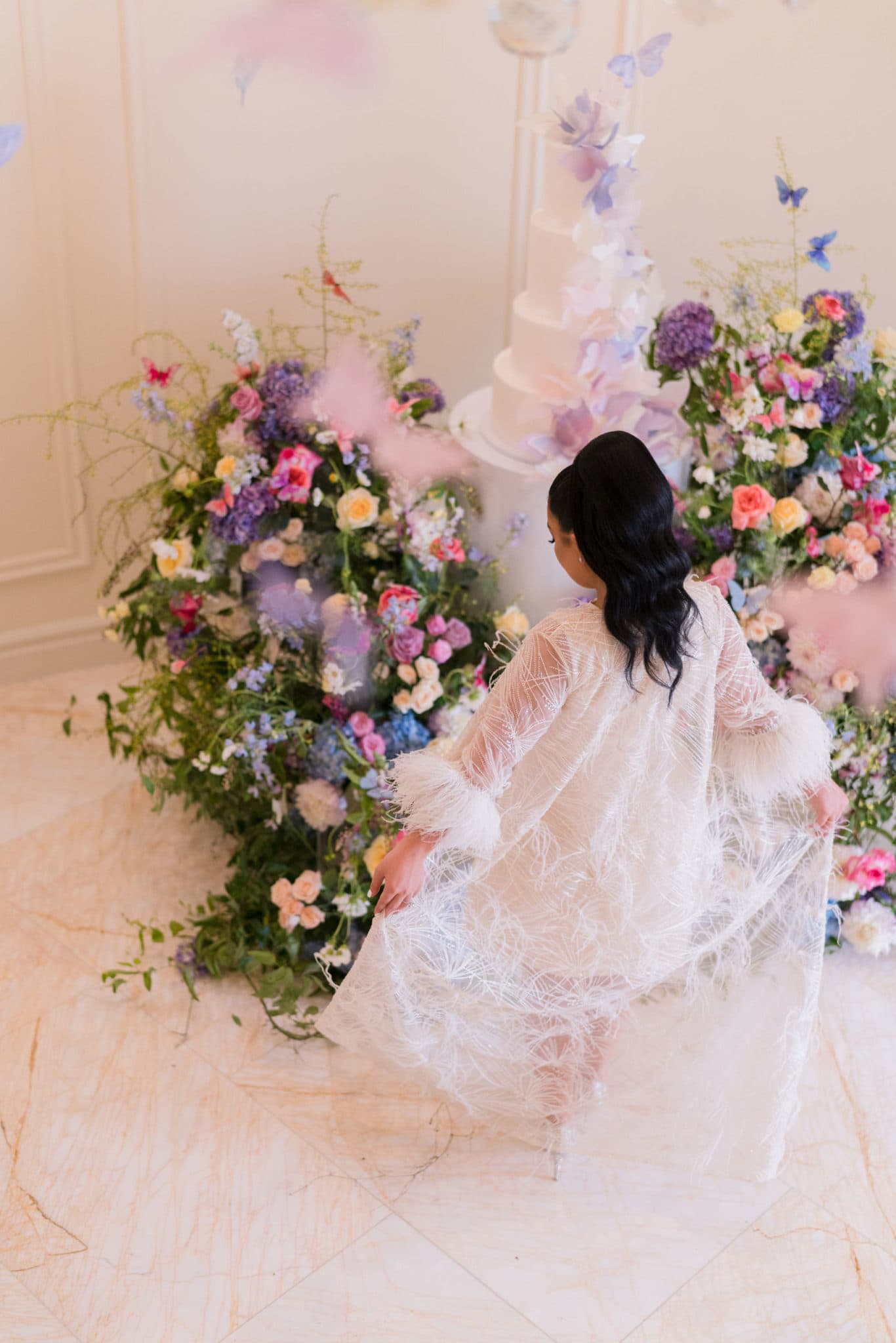 A Luxe Whimsical Garden Bridal Shower