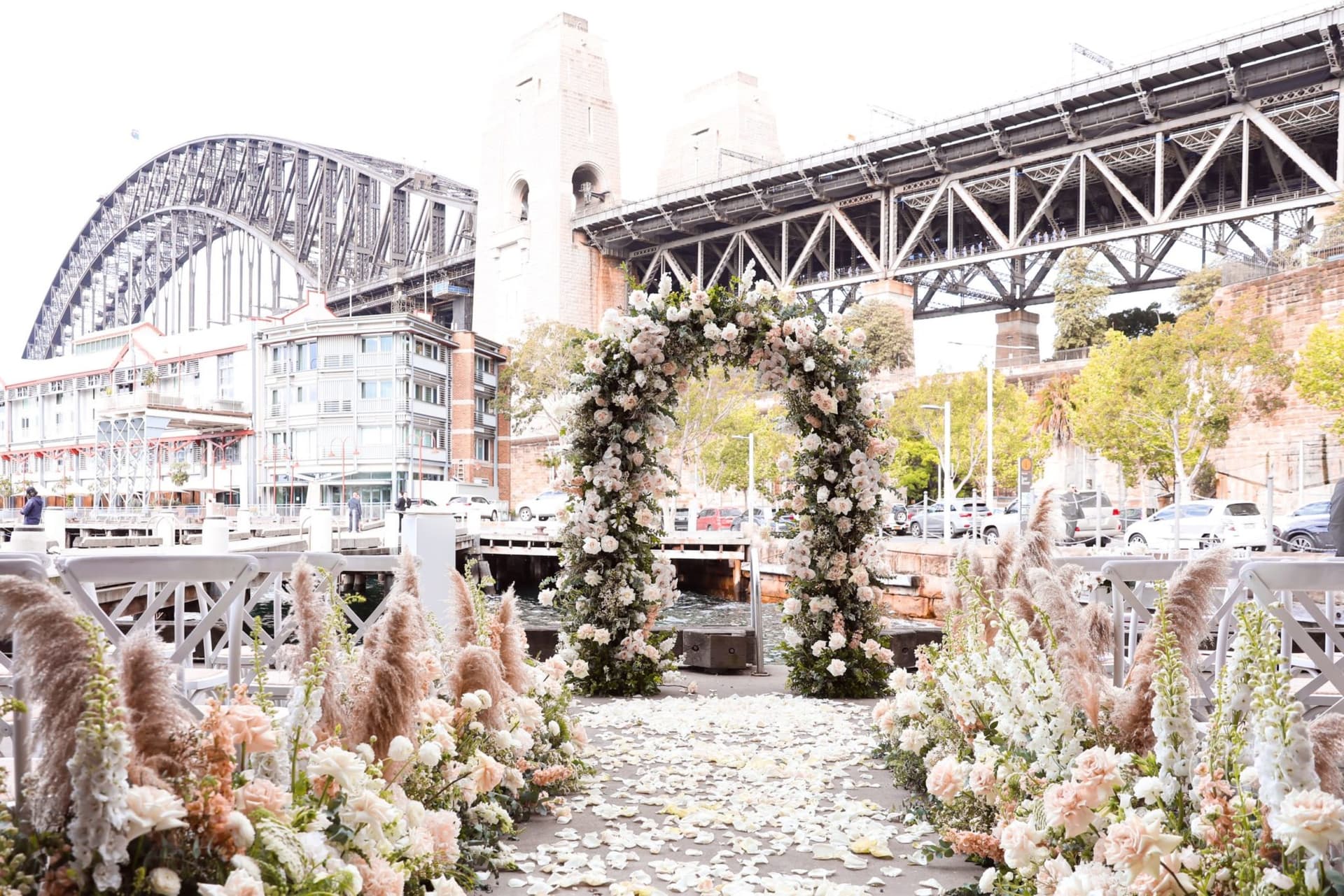 A Lush Floral Wedding By the Harbour