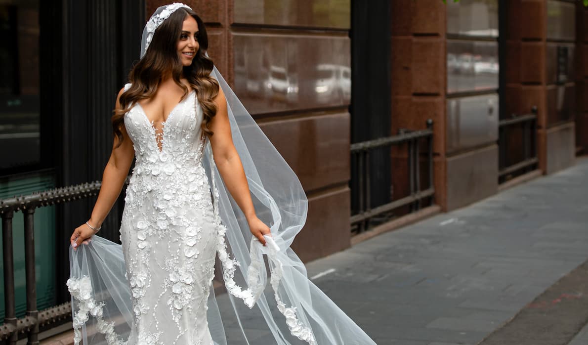 A Luxe Sydney Wedding With A Custom George Elsissa Gown