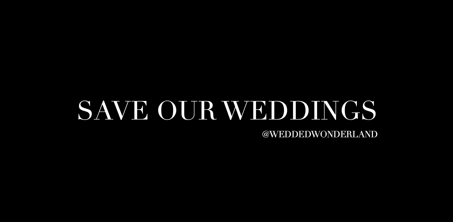 Australia: Save Our Weddings