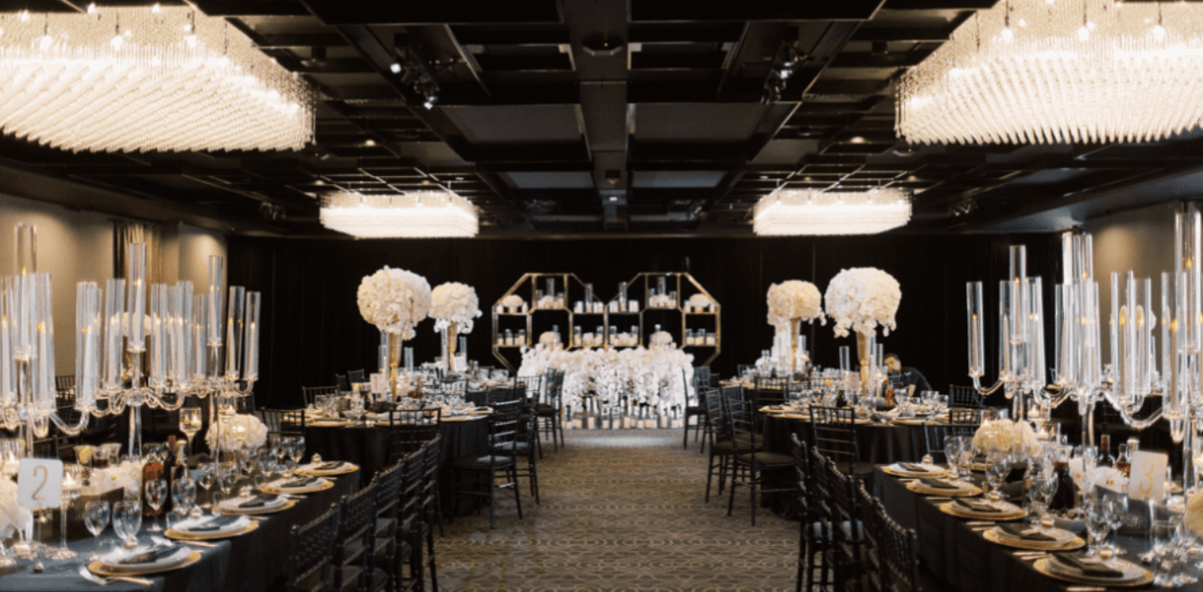 A Black And Gold Wedding