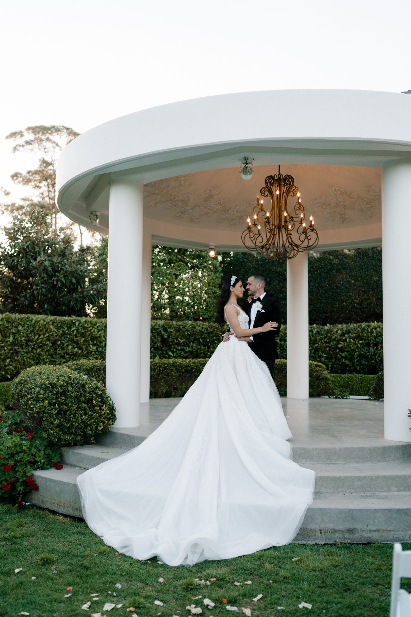 A Wedding Of Three Bridal Looks, Gelato And A Vintage Motorcycle