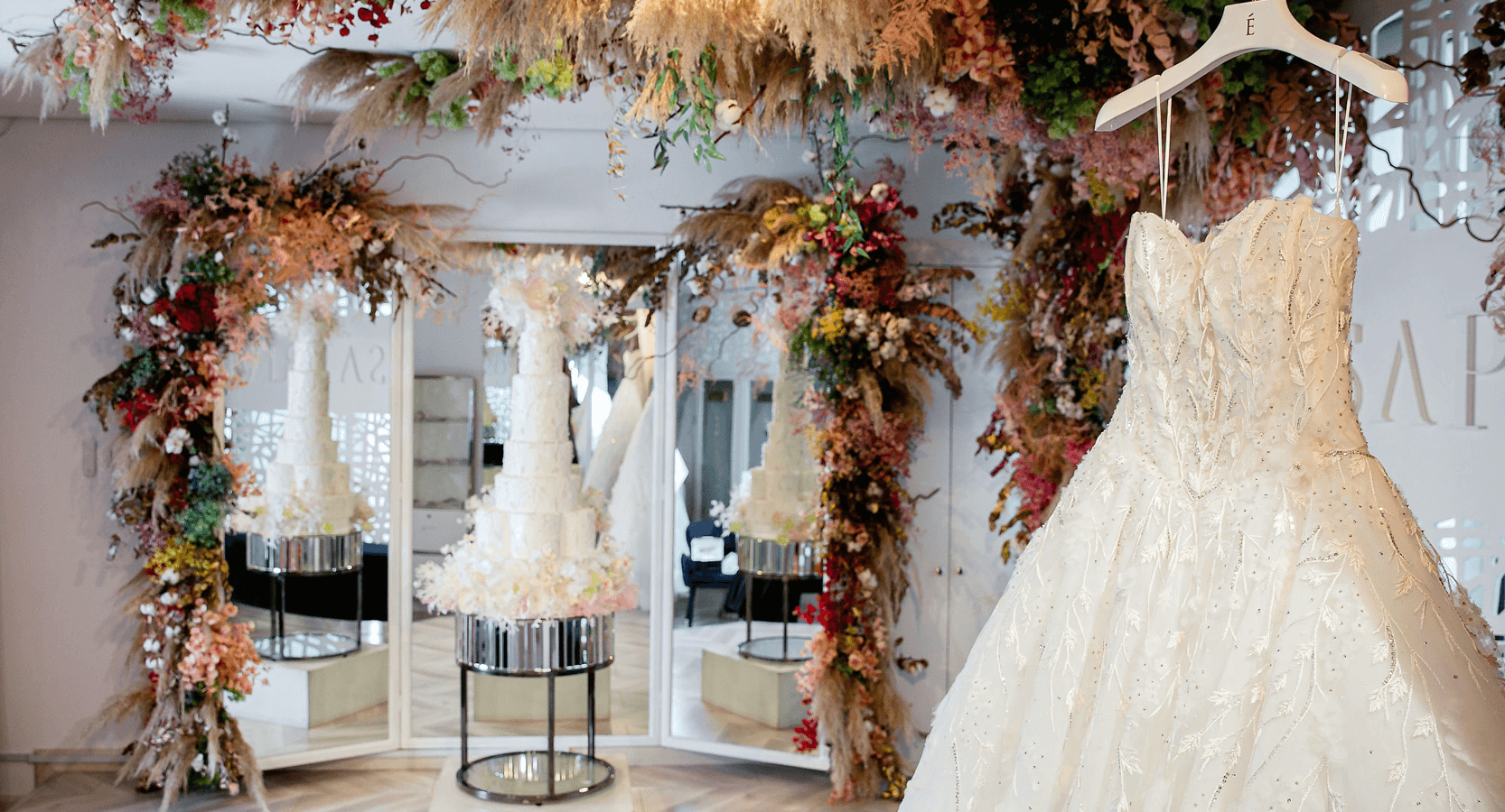 Exclusive Shoot: This Incredible Wedding Cake Was Inspired By An Ines Di Santo Dress