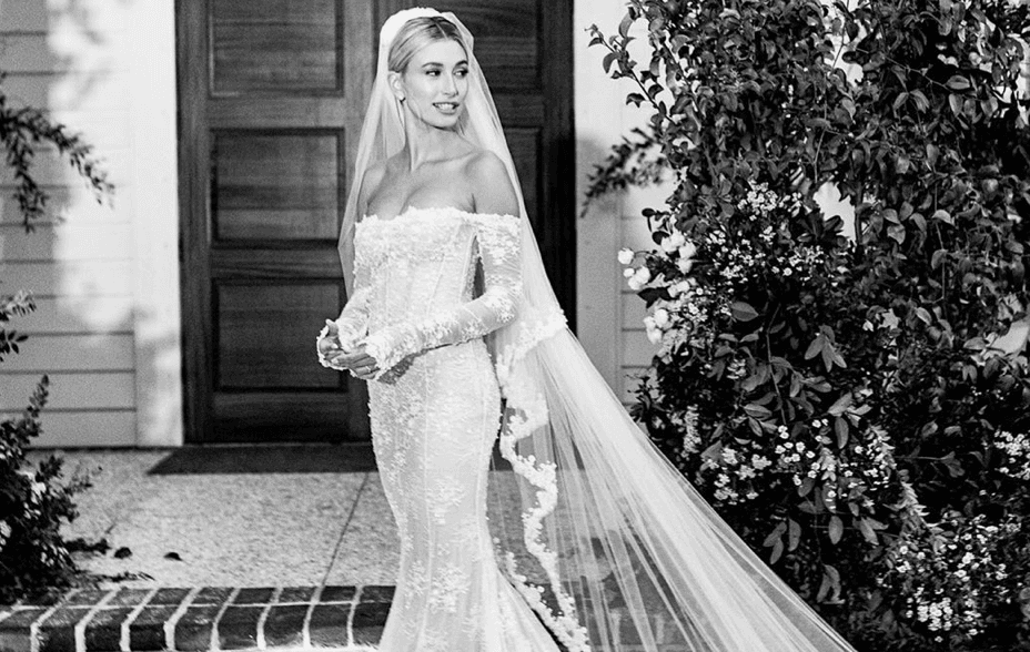 Get Hailey Bieber’s Bridal Look For Less