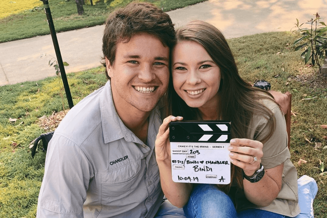 Bindi Irwin Shares A Sneaky Photo Of Her Wedding Gown