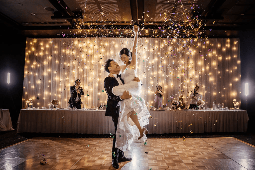 A Fun Filled Wedding With Confetti