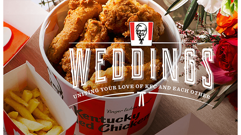 KFC Australia Announces A Wedding Service Launch