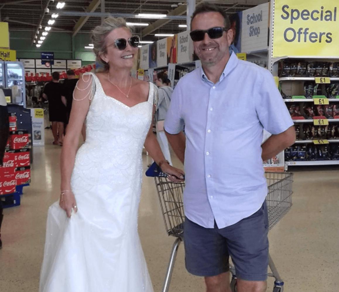 Bride Wears Wedding Dress To Do Daily Chores And ‘Get Her Money’s Worth’