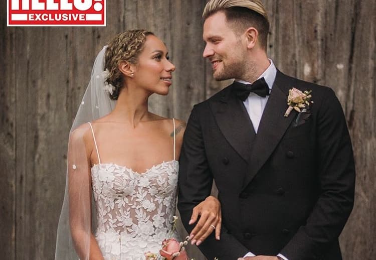 First Photos of Leona Lewis Wedding Gown