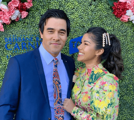 Home and Away actress Sarah Roberts weds in Alin Le’Kal