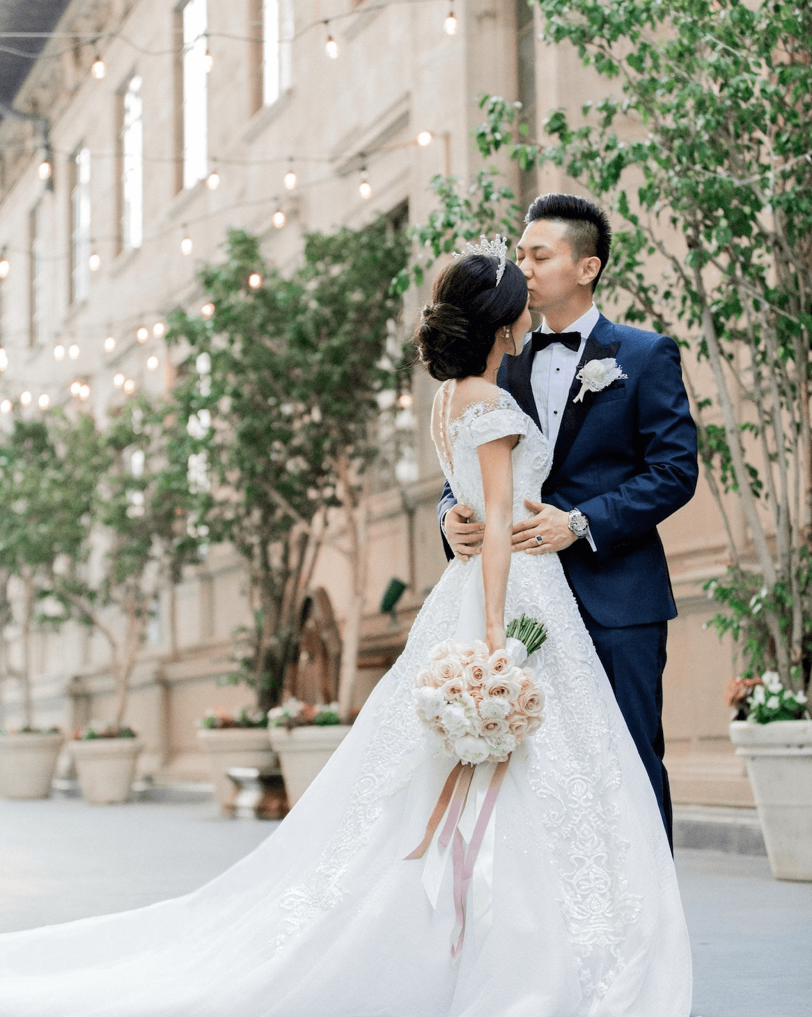 This Bride Had Two Wedding Gowns & Three Pairs Of Bridal Shoes