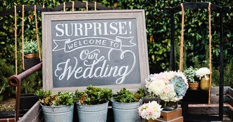 Top Tips To Execute The Perfect Surprise Wedding