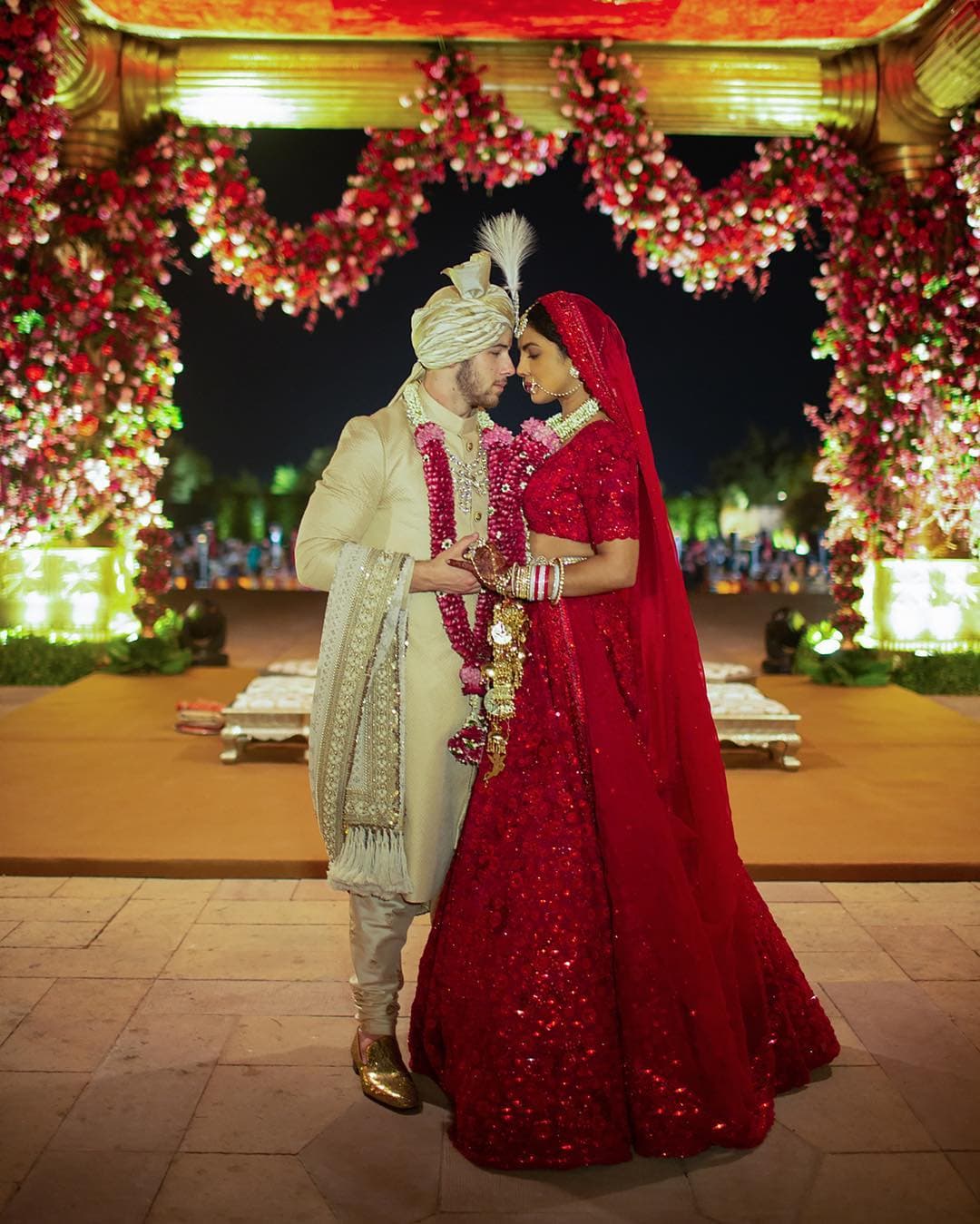 Nick Jonas & Priyanka Chopra First Wedding Photos