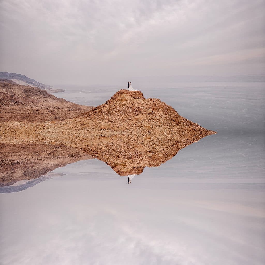 A Spectacular Wedding Overlooking The Dead Sea