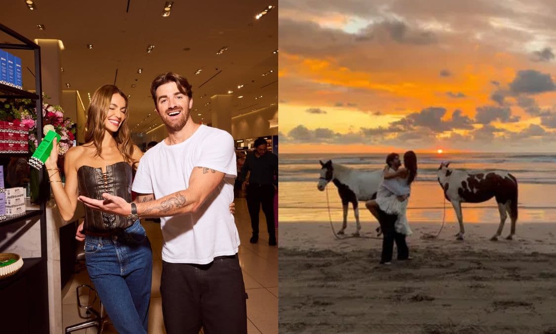 Sun, Sand, and Zero Spectacle: Drew Taggart and Marianne Fonseca’s Sunset Beach Wedding Is Peak Intimate Energy