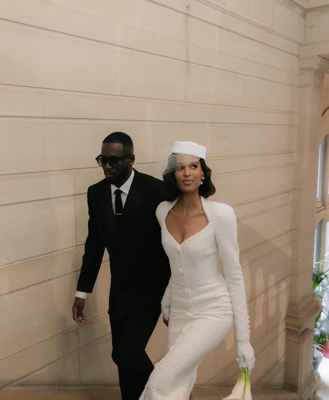 Inside Cindy Bruna & Blondy Baruti’s Winter Wedding In Paris That Blended Heritage, Haute Couture, and Heart