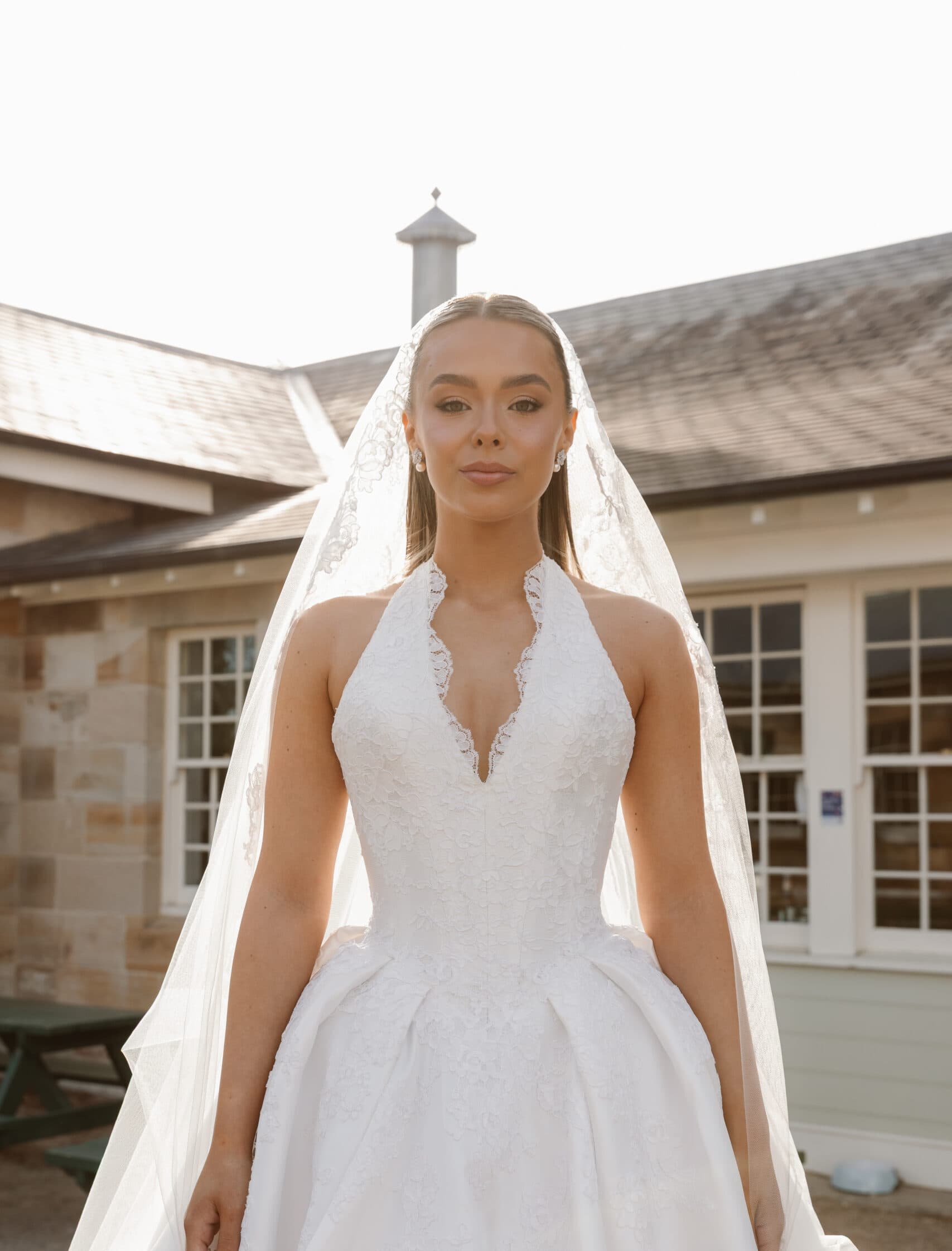 Ellie & Justin: A Timeless Celebration of Love in a Custom Leah Da Gloria Gown