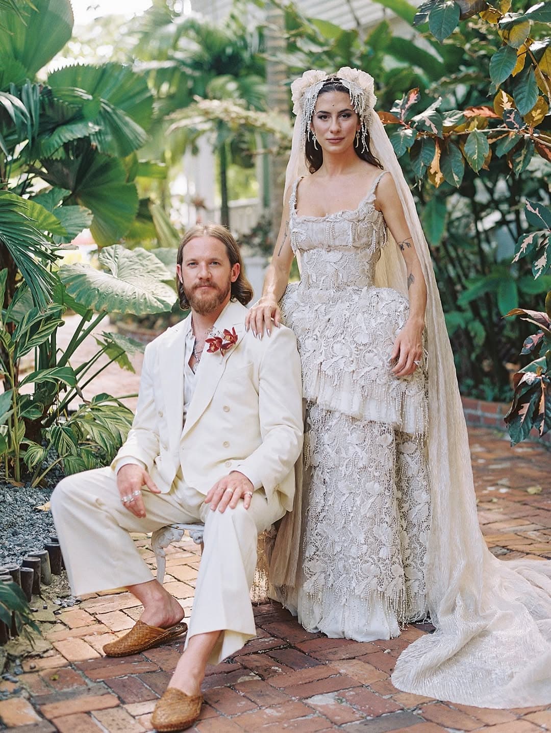 She Didn’t Just Wear the Dress, She Built a Myth: Inside Kassi Ashton’s Self-Made Wedding Gown and Old-World Key West Wedding
