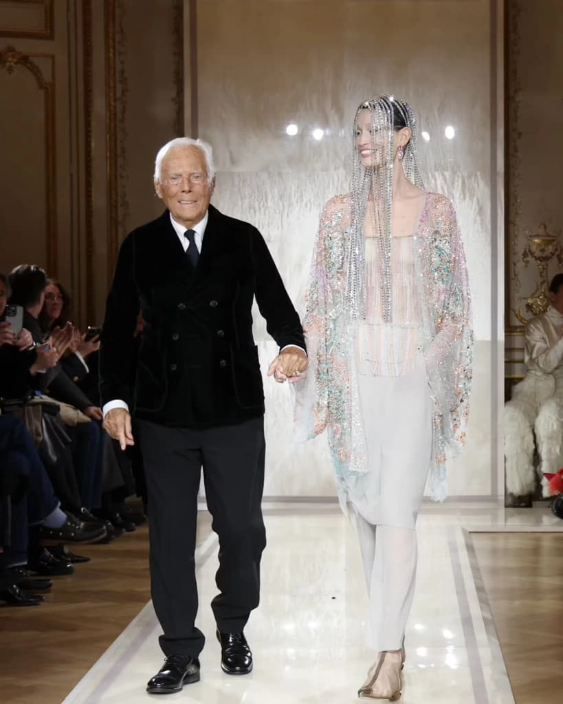 The Bridal World Remembers Giorgio Armani: Minimalism, Elegance, and Celebrity Brides