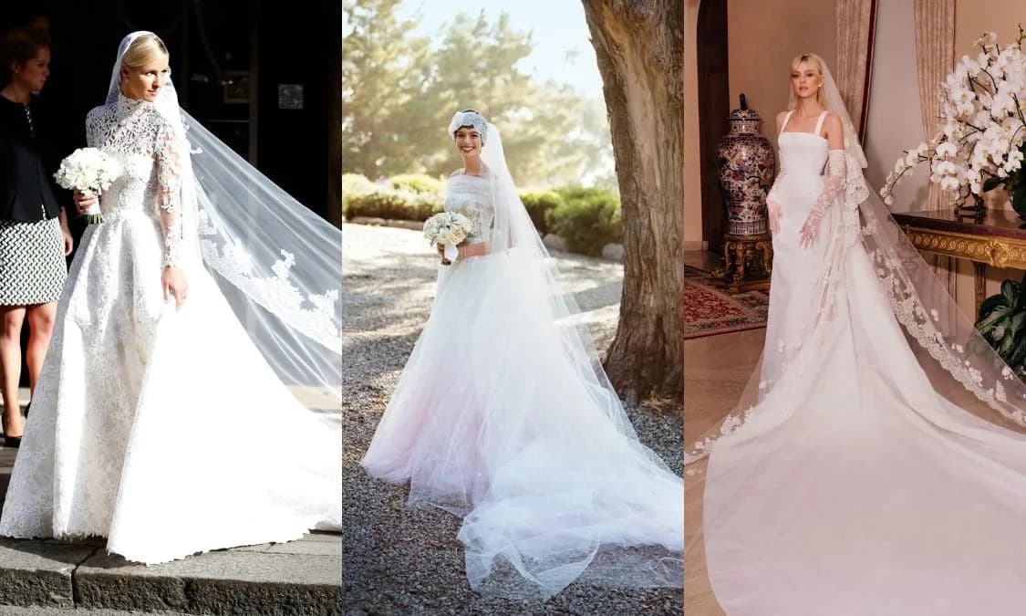 In Valentino We Trust: Iconic Celebrity Brides Who Walked Down the Aisle in Valentino