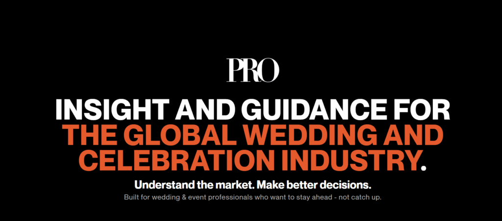 The Wedding Industry Doesn’t Have an Inspiration Problem. It Has a Clarity Problem.