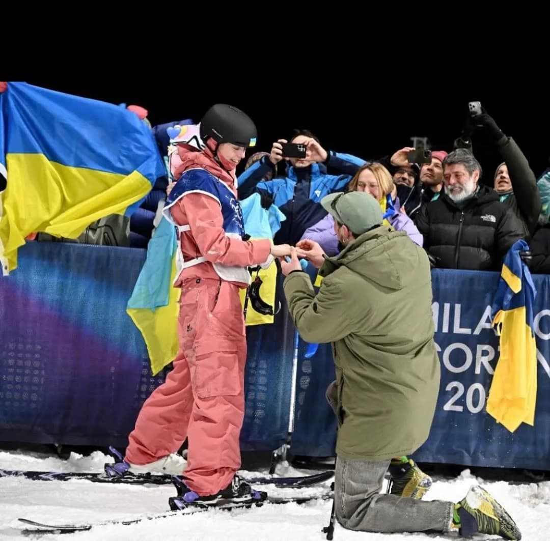 She Landed the Jump and the Proposal: Freestyle Skier Kateryna Kotsar Gets Engaged at the Olympic Finish Line
