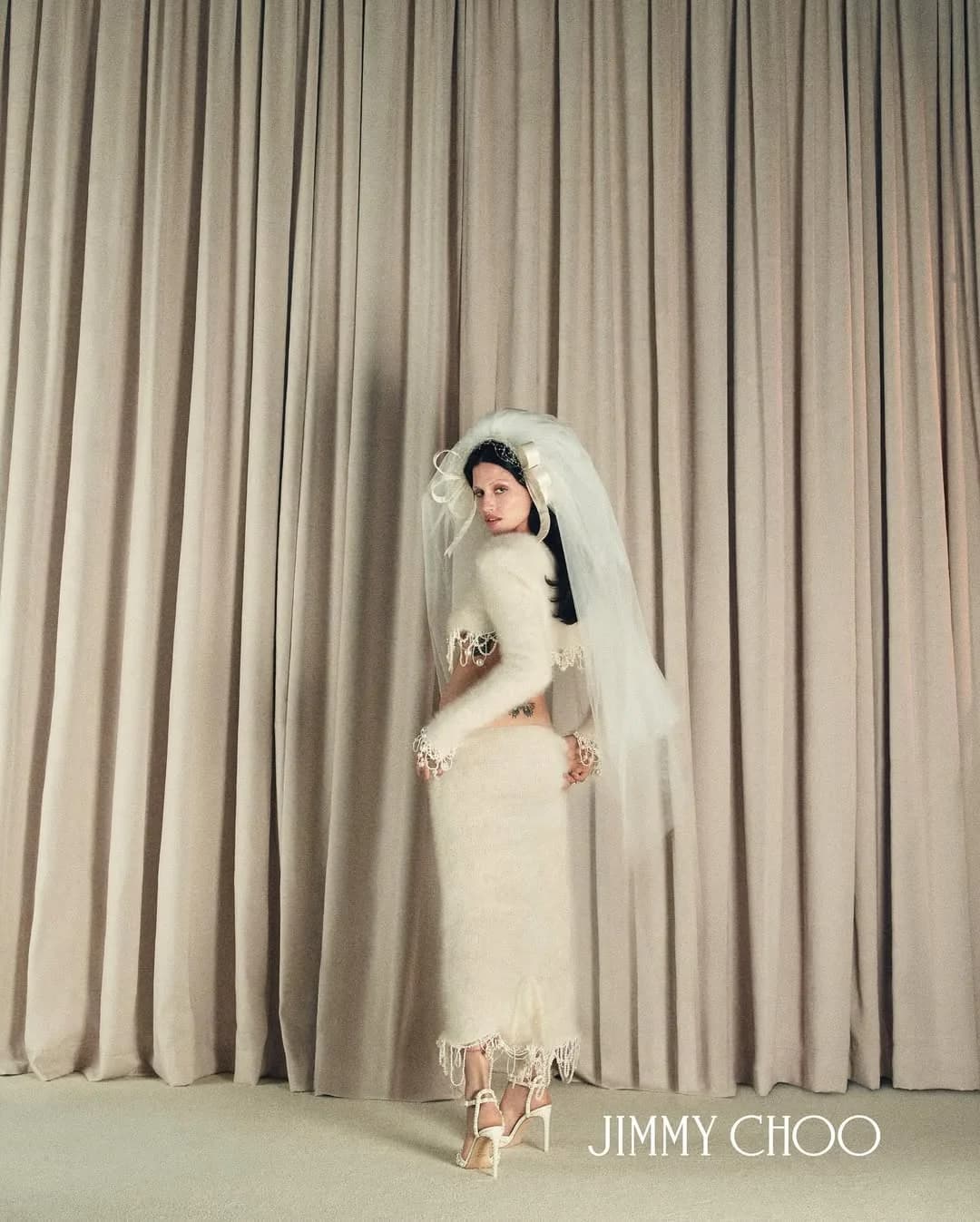 Gabbriette Wrote the Cool Girl Wedding Rulebook and Jimmy Choo Turned It Into a Bridal Moment