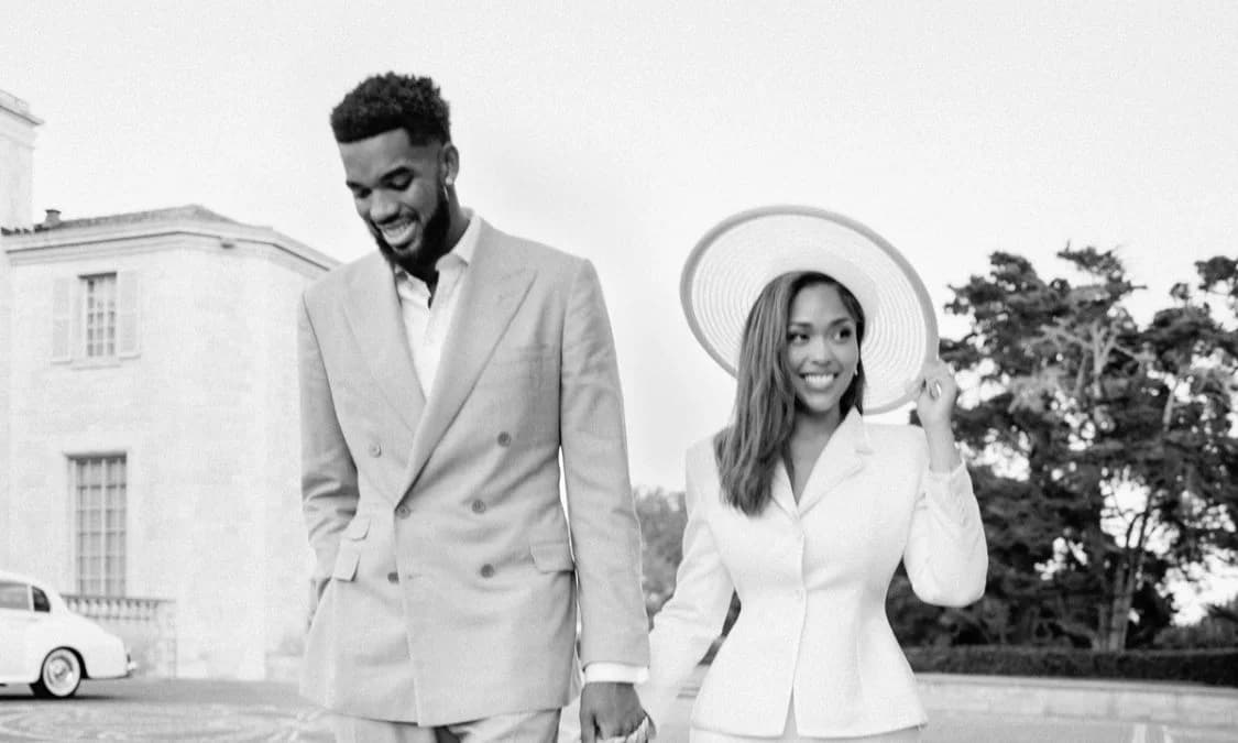 Before Malibu, Jordyn Woods Said “I Do” in Thom Browne