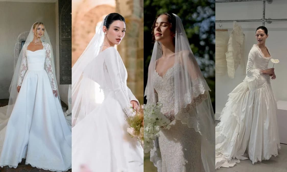 The Couture Bride Club: 8 Celebrity Brides Who Did Bridalwear Their Way