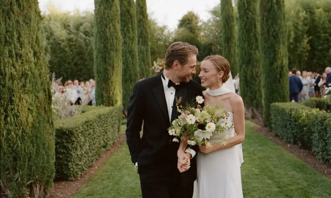 Phoebe Dynevor Marries Cameron Fuller in a Romantic Provence Wedding