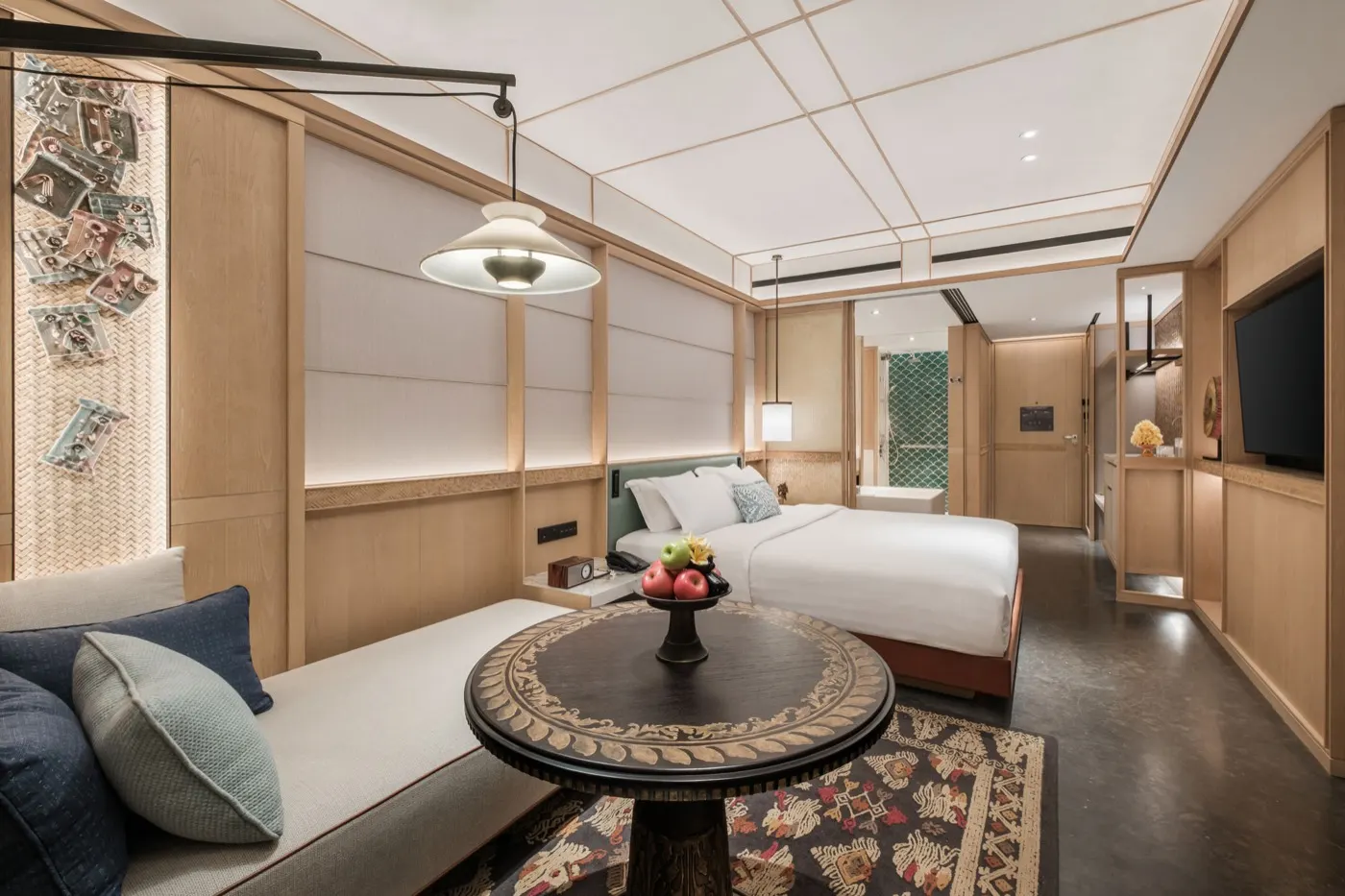 Suite lounge and bed