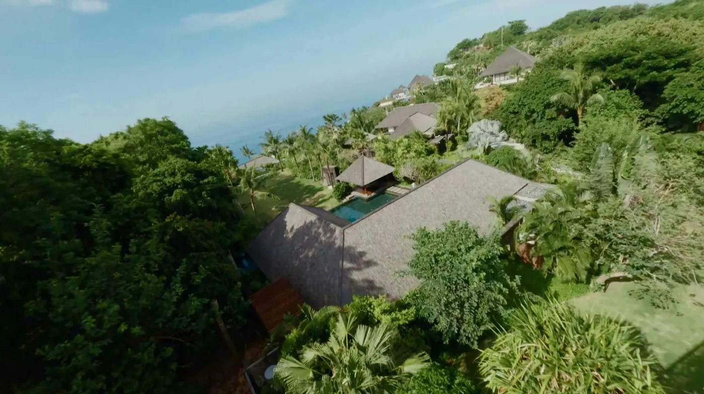 Villas on the cliff