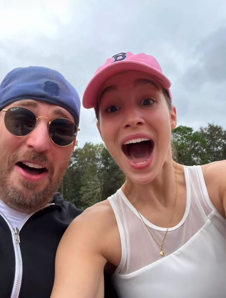 Chris Evans and Alba Baptista