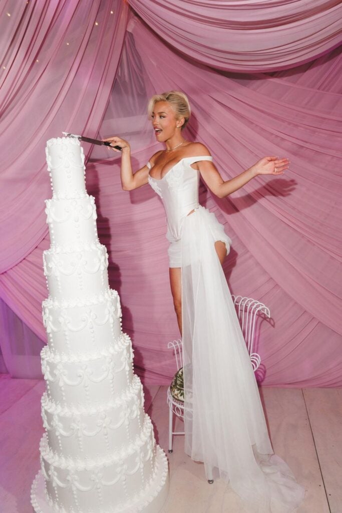 second dresses from influencer brides