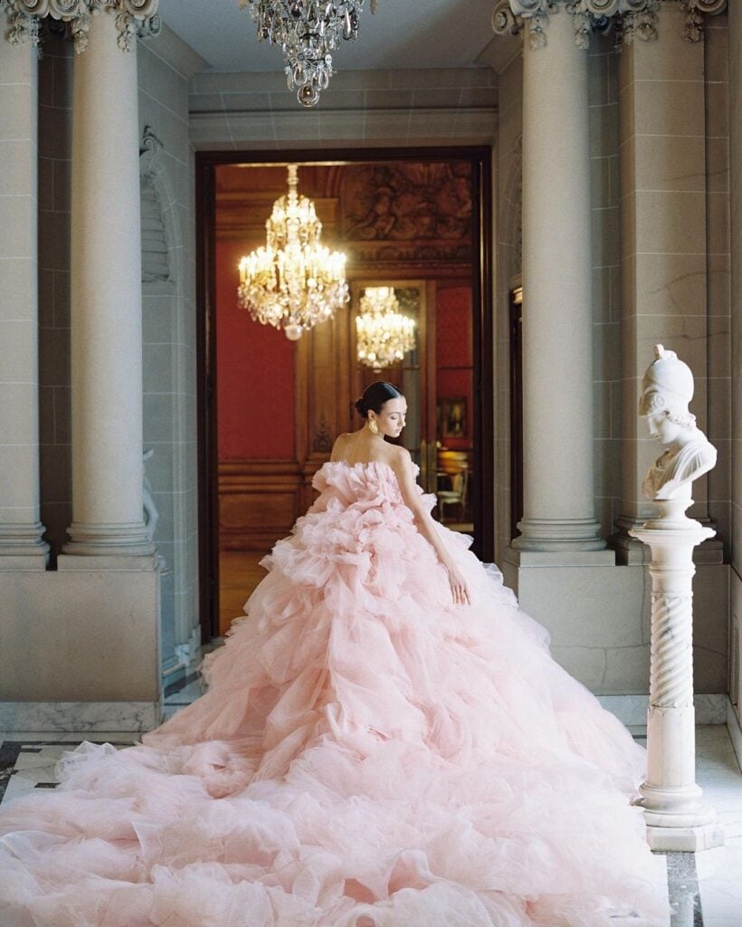 glinda-inspired wedding gowns