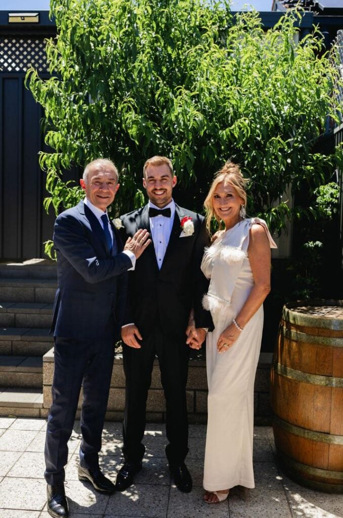 wedding at the national wine centre of australia