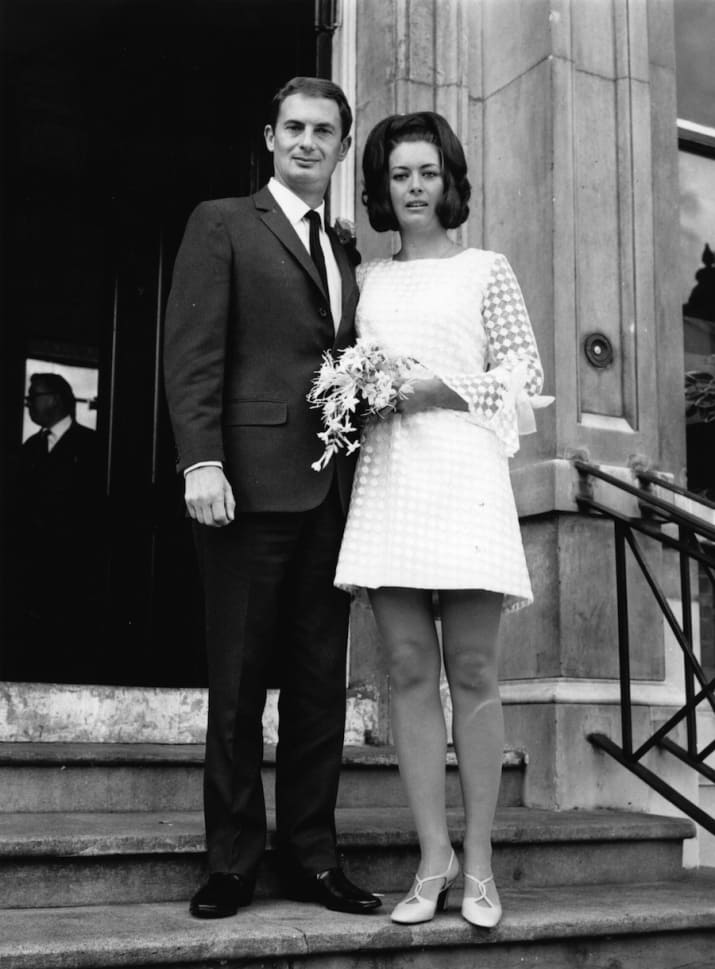 1960s Bride and Groom