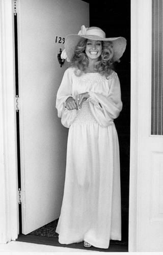 Farrah Fawcett Wedding Dress